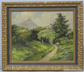 Art: PAISAJE. OLEO S/ LIENZO. EMILI BOSCH ROGER (1894 -1980)